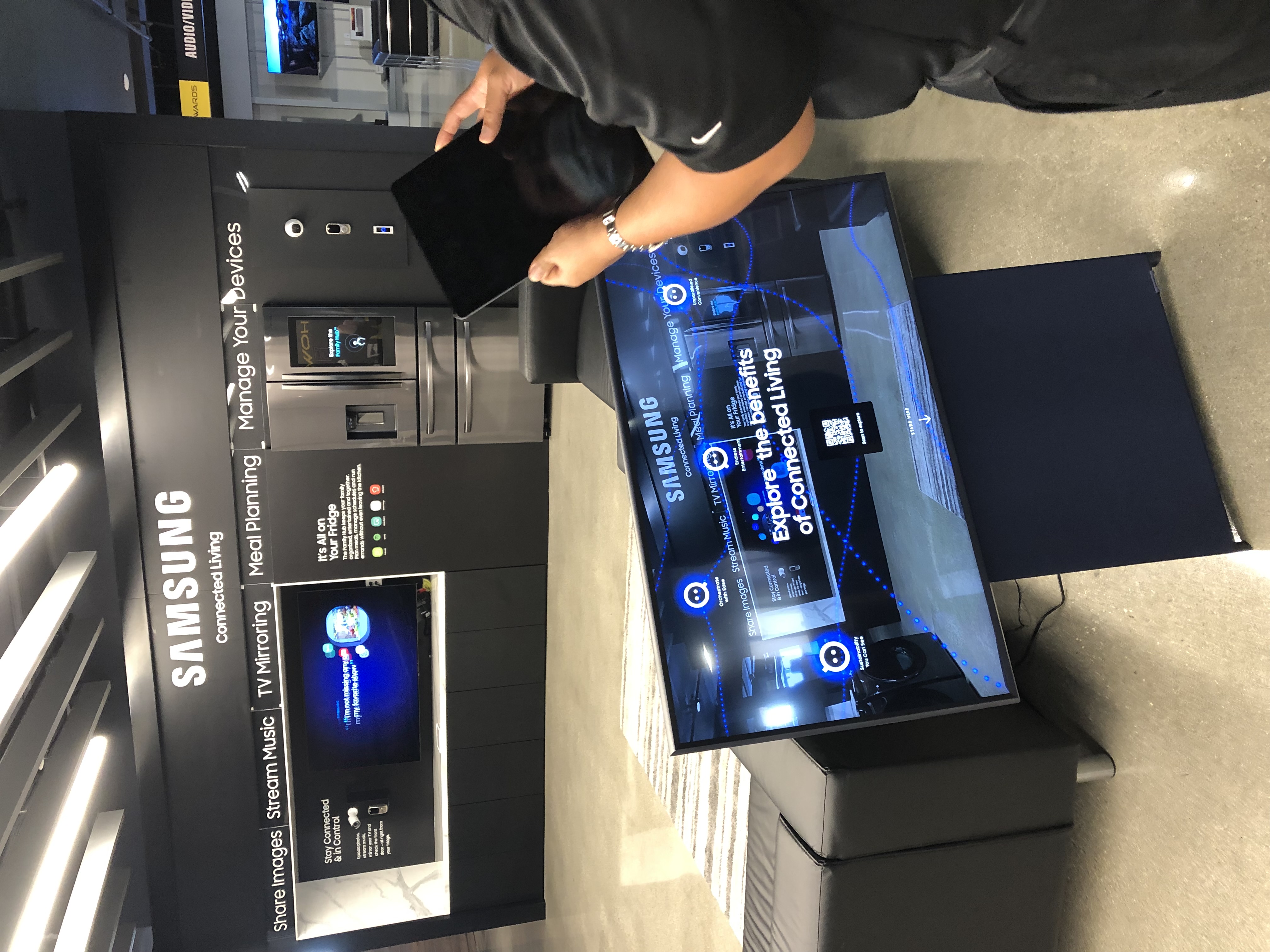 In-store AR showroom moment